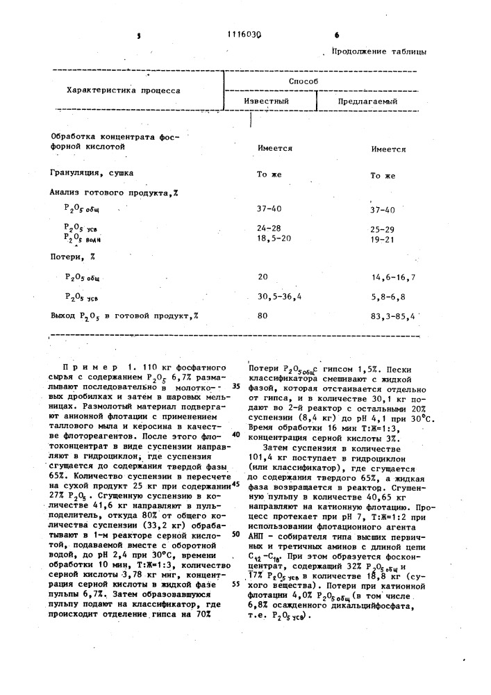 Способ получения фосфорного удобрения длительного действия (патент 1116030)