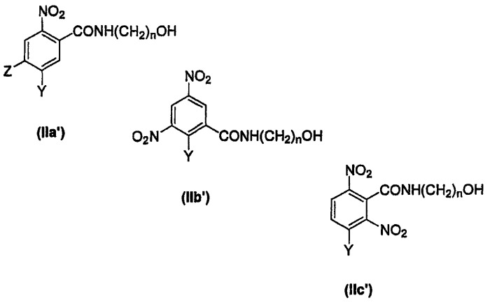 Новые нитрофенилипритные и нитрофенилазиридиновые спирты и их соответствующие фосфаты и их применение в качестве нацеленных цитотоксических средств (патент 2372324)