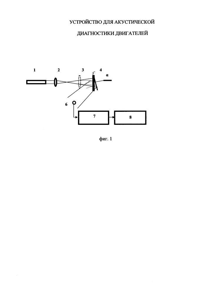 Устройство для акустической диагностики двигателей (патент 2667826)