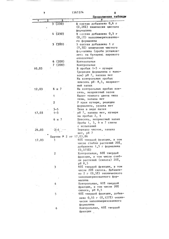 Стабилизатор органического состава для испытания сельскохозяйственной техники (патент 1565374)