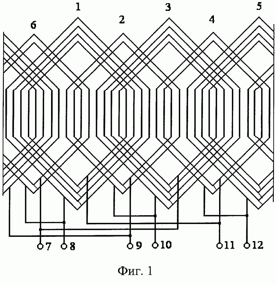 Схема намотки статора