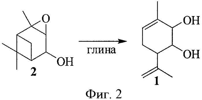 3-метил-6-(проп-1-ен-2-ил)циклогекс-3-ен-1,2-диол в качестве анальгезирующего средства (патент 2409351)
