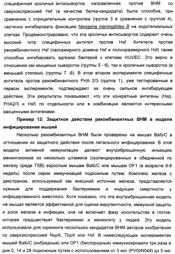 Нейссериальные вакцинные композиции, содержащие комбинацию антигенов (патент 2494758)