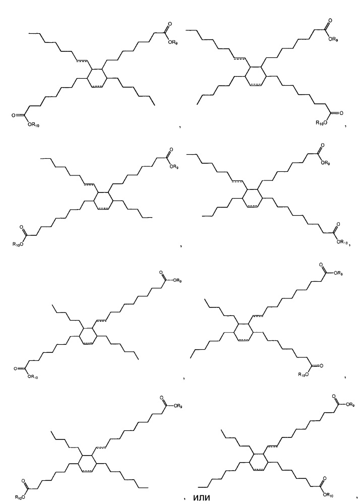 Эстолиды и композиции смазывающих материалов, полученные на основе реакции дильса-альдера (патент 2653857)