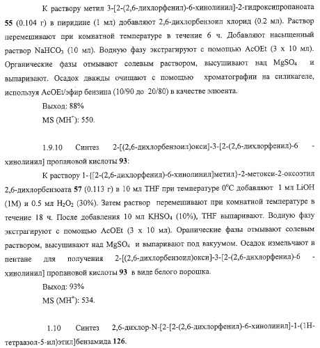 Производные 2,6-хинолинила и 2,6-нафтила, фармацевтические композиции на их основе, их применение в качестве ингибиторов vla-4 и промежуточные соединения (патент 2315041)