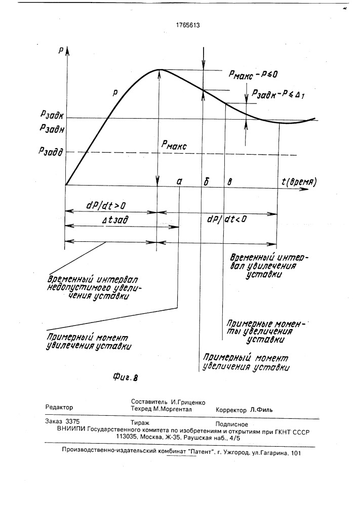 Способ регулирования давления пара в парогенераторе энергоблока (патент 1765613)
