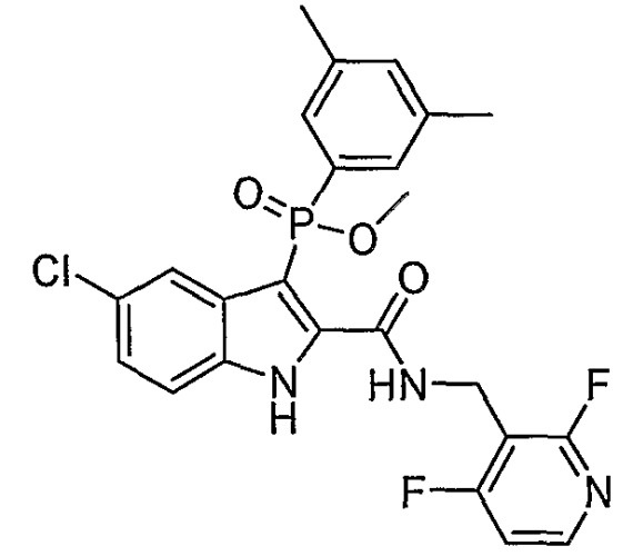 Фосфоиндолы как ингибиторы вич (патент 2393163)