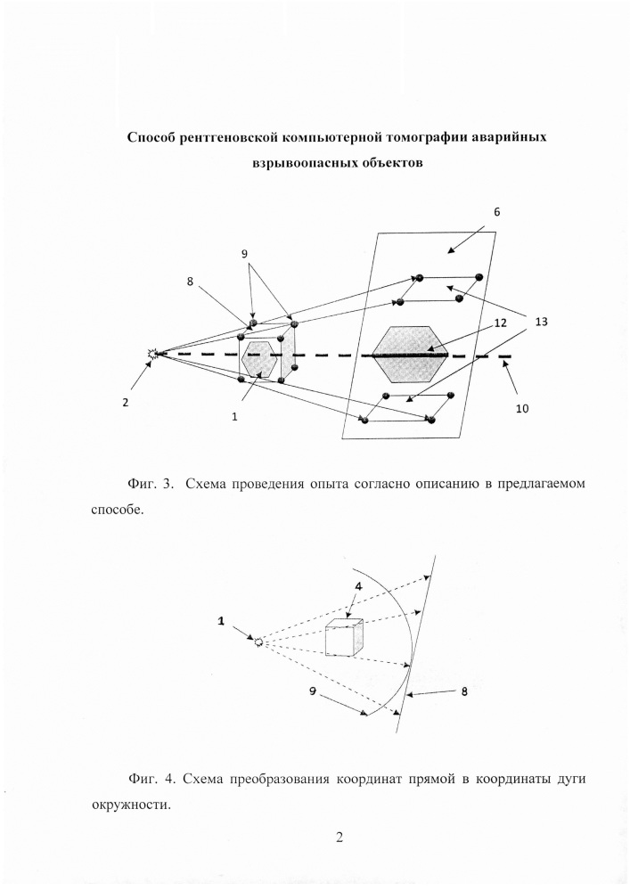 Способ рентгеновской компьютерной томографии аварийных взрывоопасных объектов (патент 2665717)