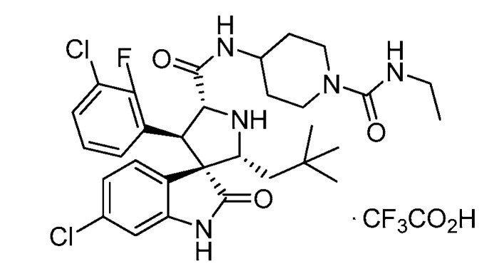 Спирооксиндольные антагонисты mdm2 (патент 2553269)