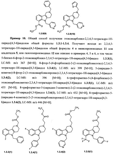 Замещенные 2,3,4,5-тетрагидро-1н-пиридо[4,3-b]индолы, способы их получения и применения (патент 2338745)