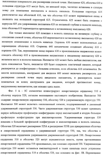 Способы доставки лекарственных средств, структуры и композиции для носослезной системы (патент 2413480)