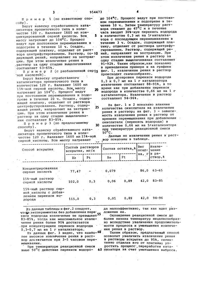 Способ переработки платинорениевых катализаторов (патент 954473)