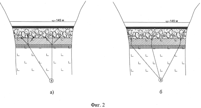 Способ герметизации противофильтрационного экрана под водоемом после отработки карьера (патент 2568452)