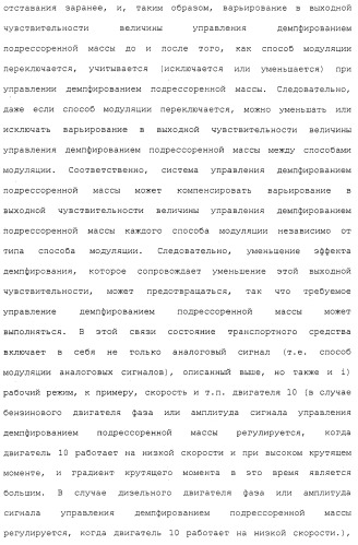 Система управления демпфированием подрессоренной массы транспортного средства (патент 2484992)