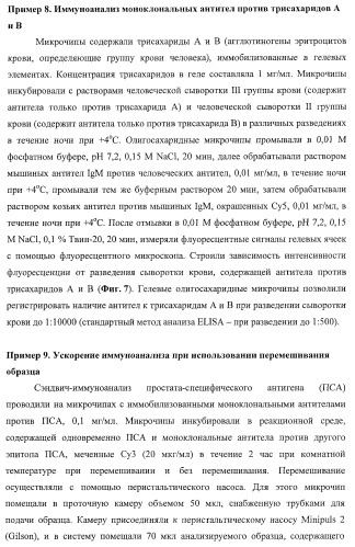 Биологический микрочип для множественного параллельного иммунологического анализа соединений и способы иммуноанализа, в которых он используется (патент 2363955)