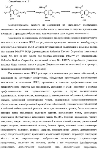 Новые производные индола, обладающие ингибирующей активностью в отношении i b киназы   (патент 2470918)