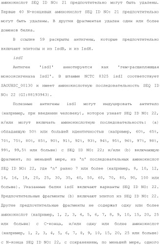 Композиции для иммунизации против staphylococcus aureus (патент 2508126)