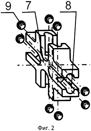Крестовая муфта (патент 2446326)