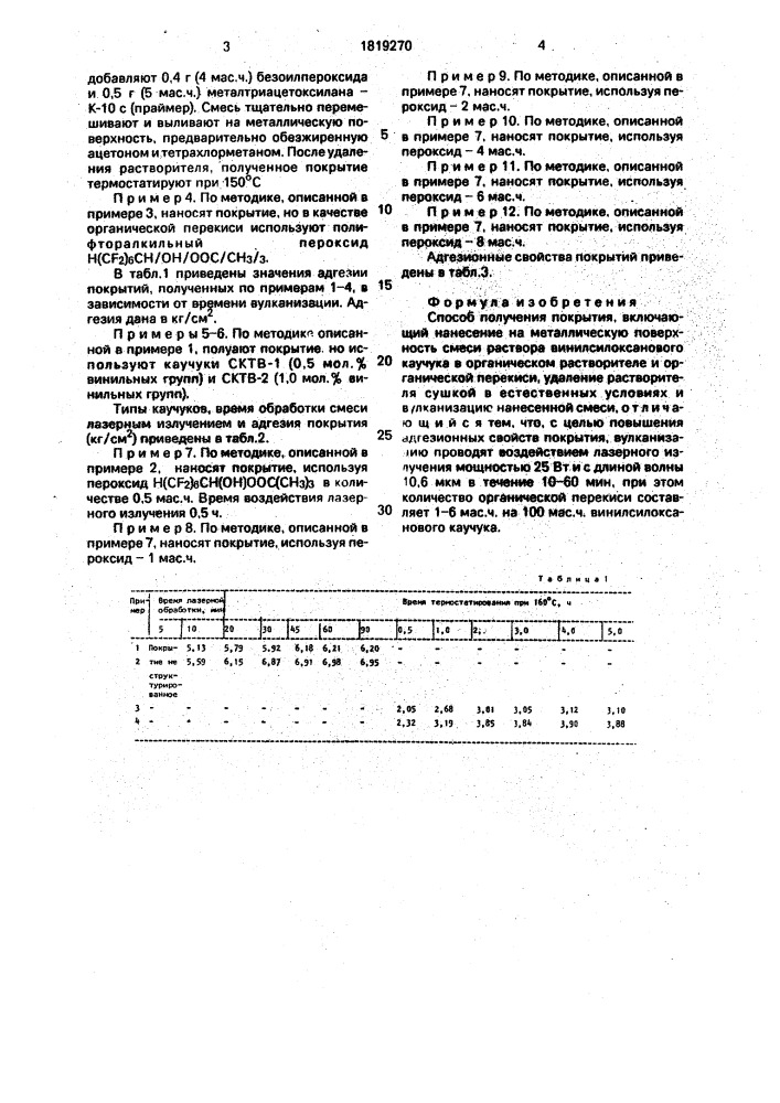 Способ получения покрытия (патент 1819270)