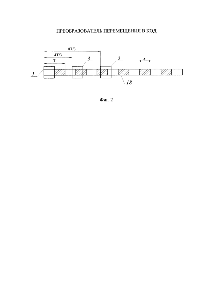 Преобразователь перемещения в код (патент 2616867)
