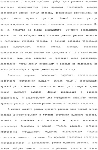 Способ и устройство для коррекции выходной информации в устройстве измерения расхода (патент 2320966)