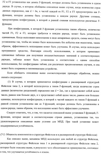 Устройство криптографической обработки, способ построения алгоритма криптографической обработки, способ криптографической обработки и компьютерная программа (патент 2409902)