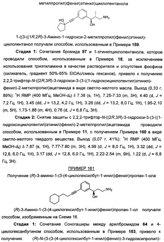 Соединения, представляющие собой алкинилфенильные производные, для лечения офтальмических заболеваний и расстройств (патент 2470910)