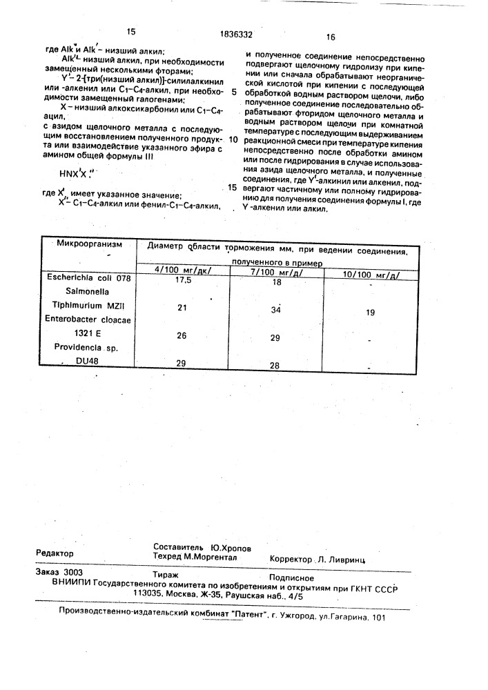 Способ получения ненасыщенных производных 2,6- диаминогептандиновой кислоты или их фармацевтически приемлемых солей (патент 1836332)