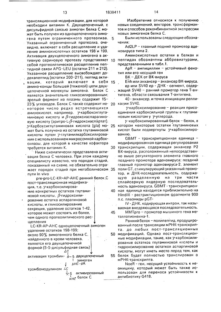 Способ получения рекомбинантной плазмидной днк и способ получения зимогенной формы белка с человека (патент 1838411)