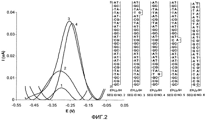 Способ электрохимической детекции последовательностей нуклеиновых кислот (патент 2470938)