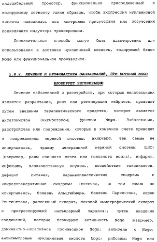 Поликлональное антитело против nogo, фармацевтическая композиция и применение антитела для изготовления лекарственного средства (патент 2432364)