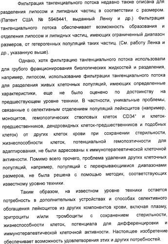 Устройство для фильтрации тангенциального потока и способы обогащения лейкоцитов (патент 2328317)