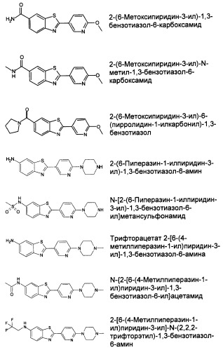 Новые гетероарил-замещенные бензотиазолы (патент 2448106)