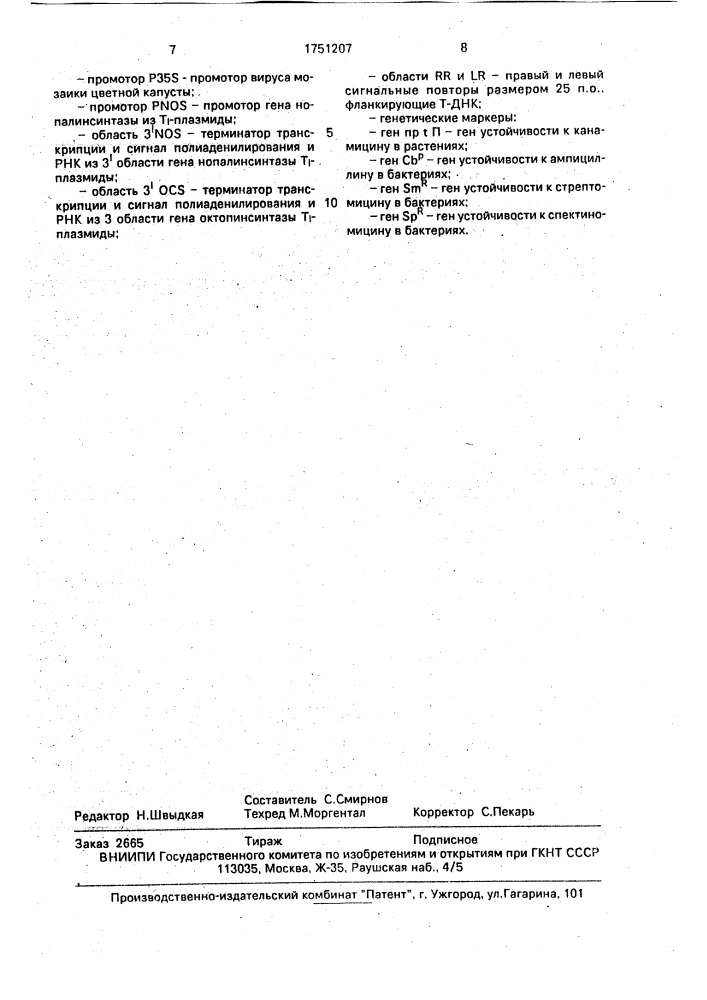 Рекомбинантная плазмидная днк pst20, кодирующая альфа- интерферон человека в растениях табака (патент 1751207)