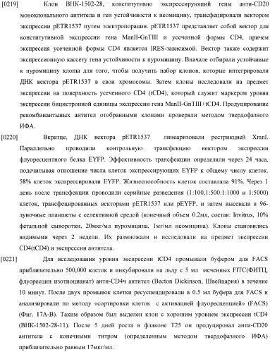 Конструкции слияния и их применение для получения антител с повышенными аффинностью связывания fc-рецептора и эффекторной функцией (патент 2407796)