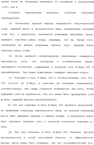 Способ выращивания тонкой монокристаллической пленки, светоизлучающее устройство на основе ga2o 3 и способ его изготовления (патент 2313623)