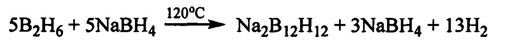 Способ получения солей додекагидрододекабората b12h12 2- (патент 2647733)