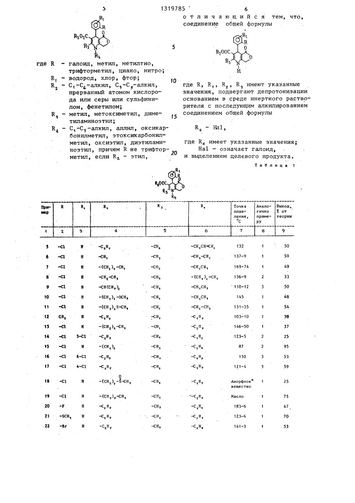 Способ получения производных 1,4-дигидропиридинлактона (патент 1319785)