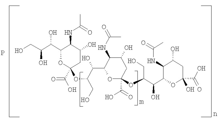 Комплекс биологически активного рекомбинантного белка с полисиаловой кислотой (патент 2391354)