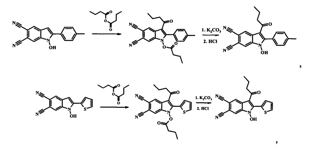 Способ получения 2,3-дизамещенных 1-гидрокси-1h-индол-5,6-дикарбонитрилов (патент 2641006)