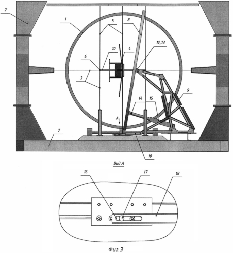 Стенд для определения аэродинамических характеристик модели в присутствии неподвижного экрана (патент 2574326)