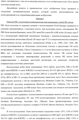 Композиции и способы регуляции клеточной активности nk (патент 2404993)