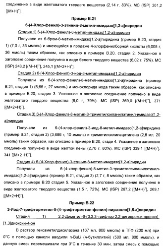 Производные ацетиленил-пиразоло-пиримидина в качестве антагонистов mglur2 (патент 2412943)