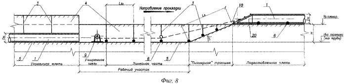 Способ прокладки подземного трубопровода, машина и буровая установка для его осуществления (ббп-2) (патент 2322629)