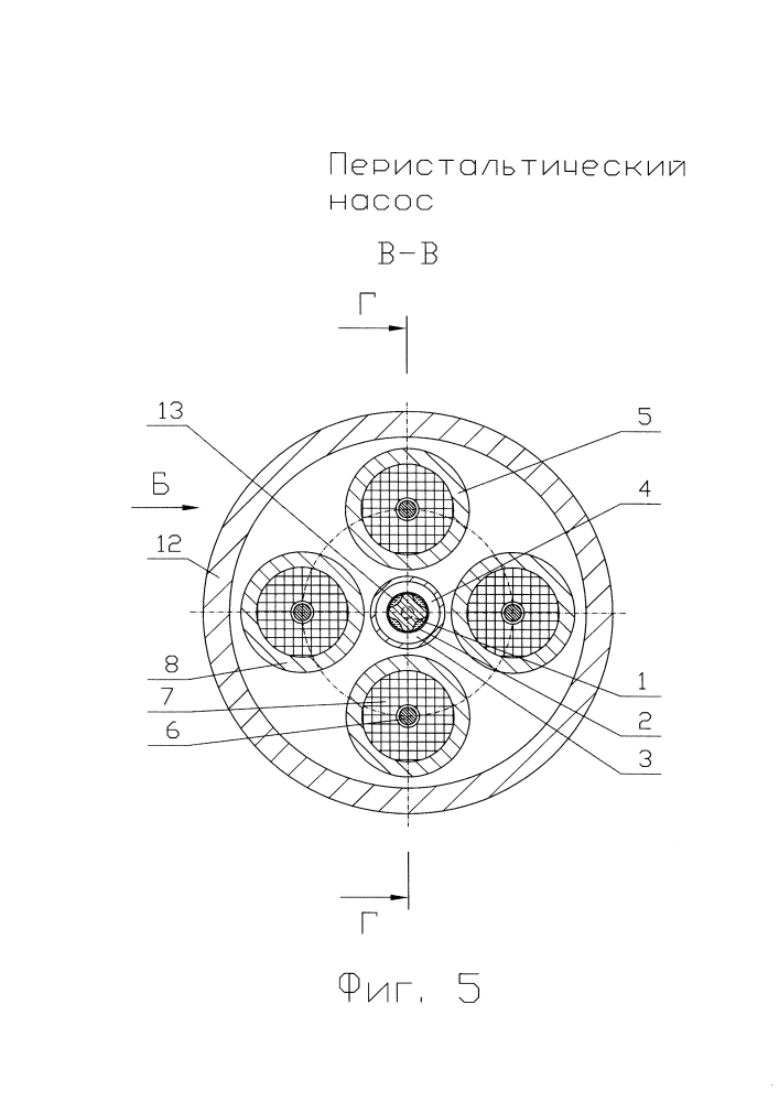 Перистальтический насос схема