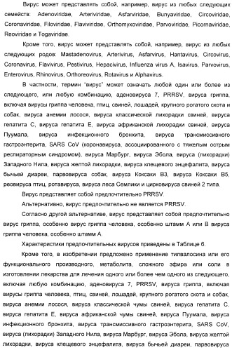 Применение тилвалосина в качестве противовирусного агента (патент 2412710)