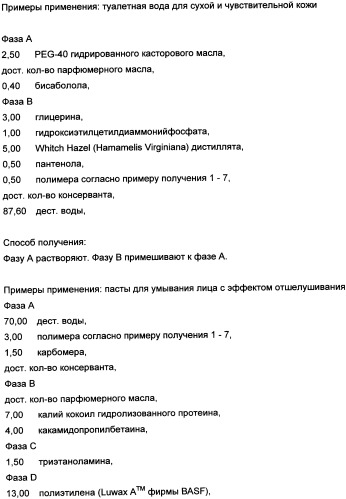 Привитые сополимеры в косметических композициях (патент 2334763)