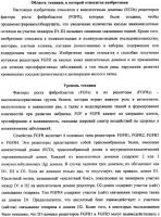 Мутеины кислотной зоны внеклеточного домена рецептора фактора роста фибробластов Мутеины кислотной зоны внеклеточного домена рецептора фактора роста фибробластов