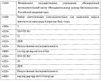 Набор синтетических олигонуклеотидов для выявления вируса крапчатости винограда (grapevine fleck virus) Набор синтетических олигонуклеотидов для выявления вируса крапчатости винограда (grapevine fleck virus)