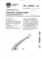 Лопатка вентилятора Лопатка вентилятора